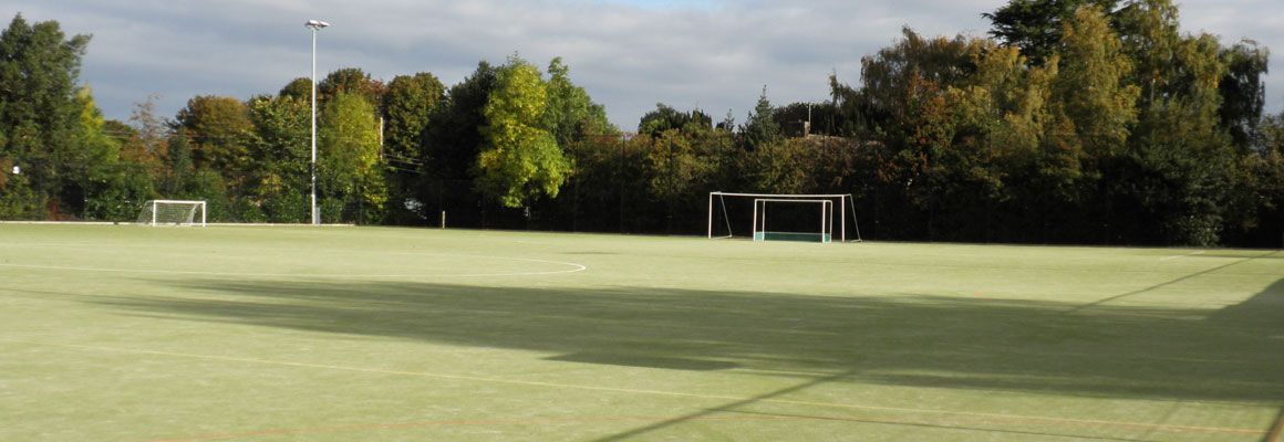 Football pitch in Cheshire