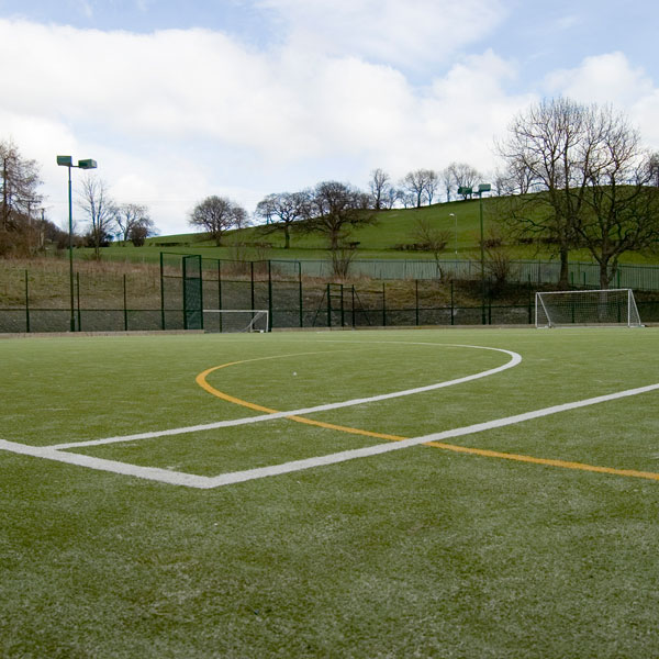 Outdoor football pitch in Chester